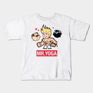 Mr. Yoga and Pugs Original Kids T-Shirt